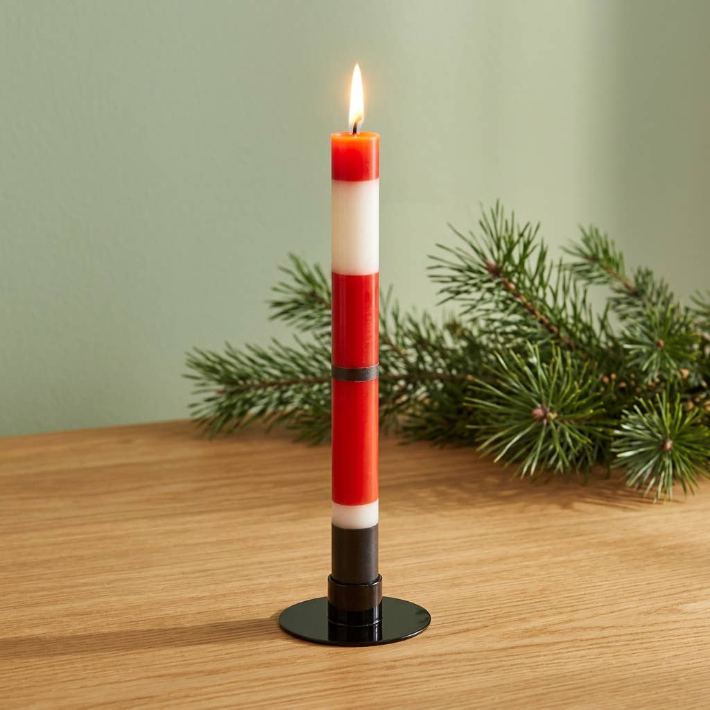 Santa Claus Colour Block Candle