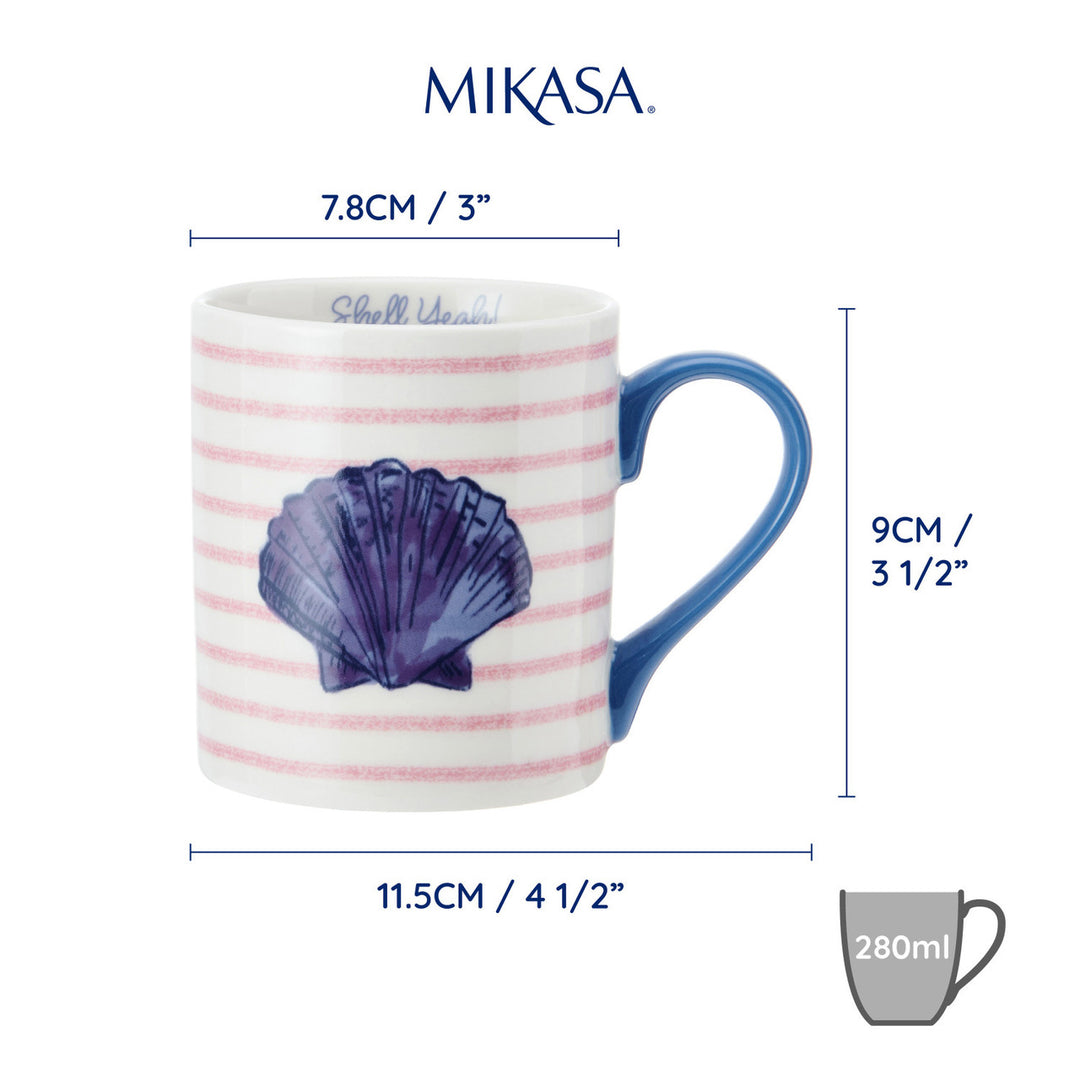 Seashell Porcelain Mug