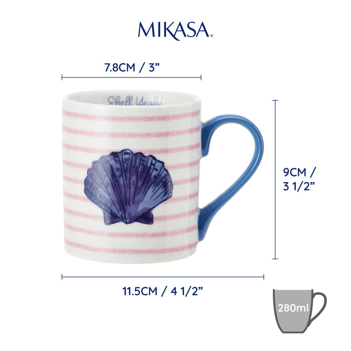 Seashell Porcelain Mug