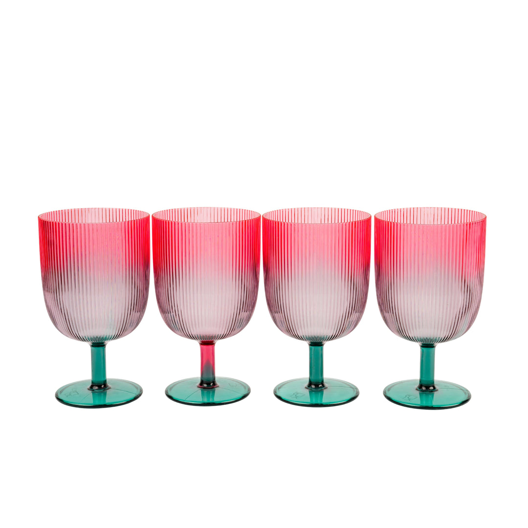 Ombre Stacking Wine Tumblers - Set of 4