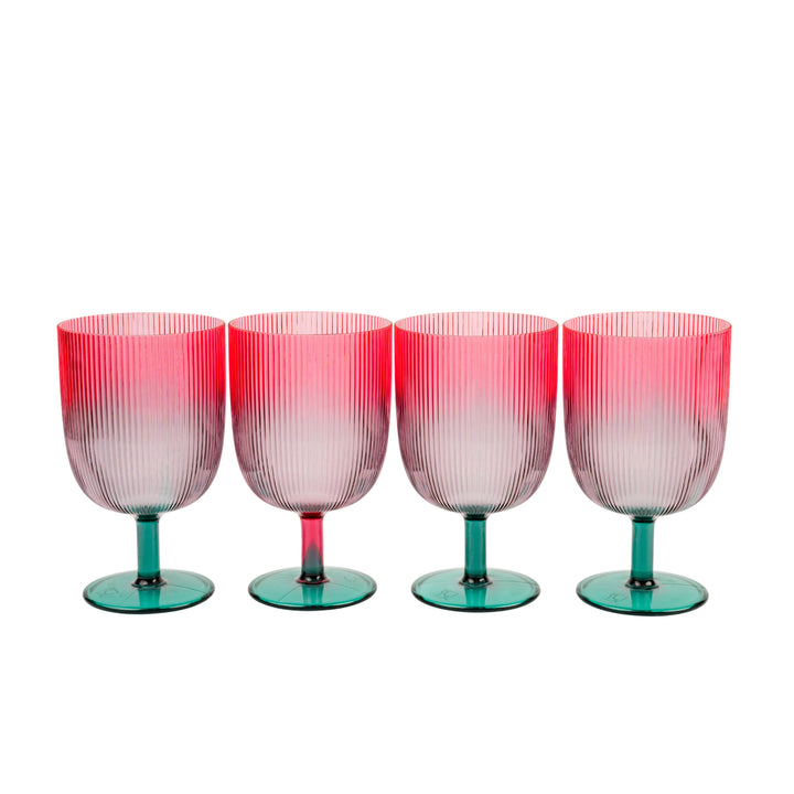 Ombre Stacking Wine Tumblers - Set of 4
