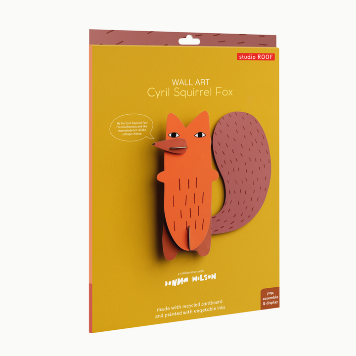 Donna Wilson Cyril Squirrel Fox 3D Model Kit