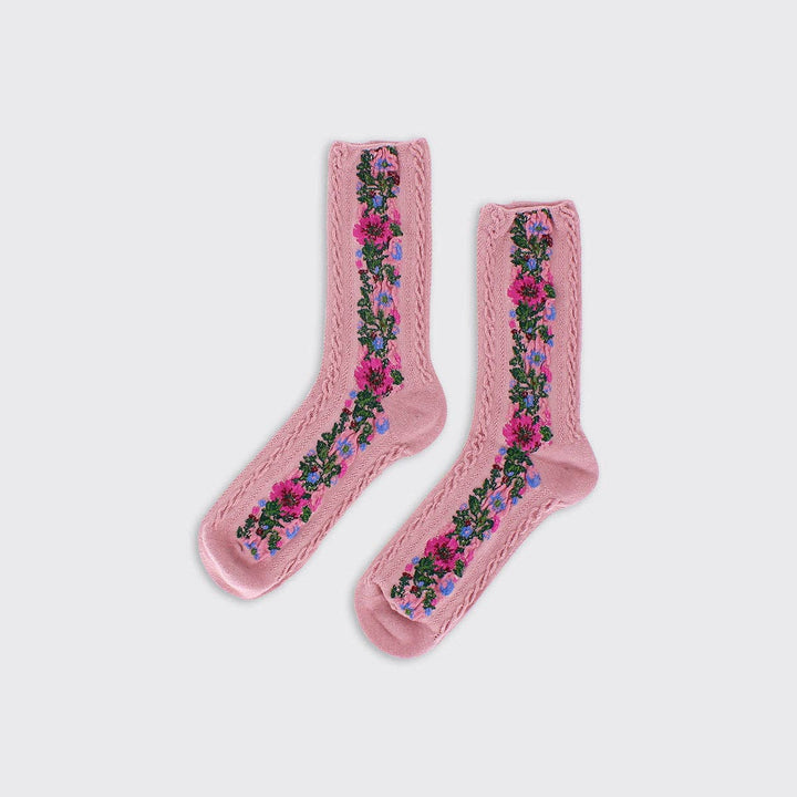 Floral Garland Socks