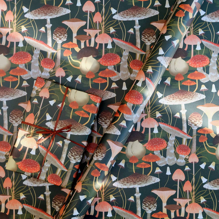 Fungi Wrapping Paper Sheet