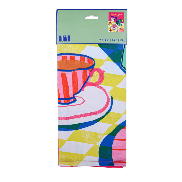 Coffee First People Later Hijinx Tea Towel