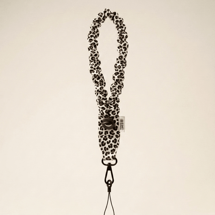 Cream Leopard Wrist Strap