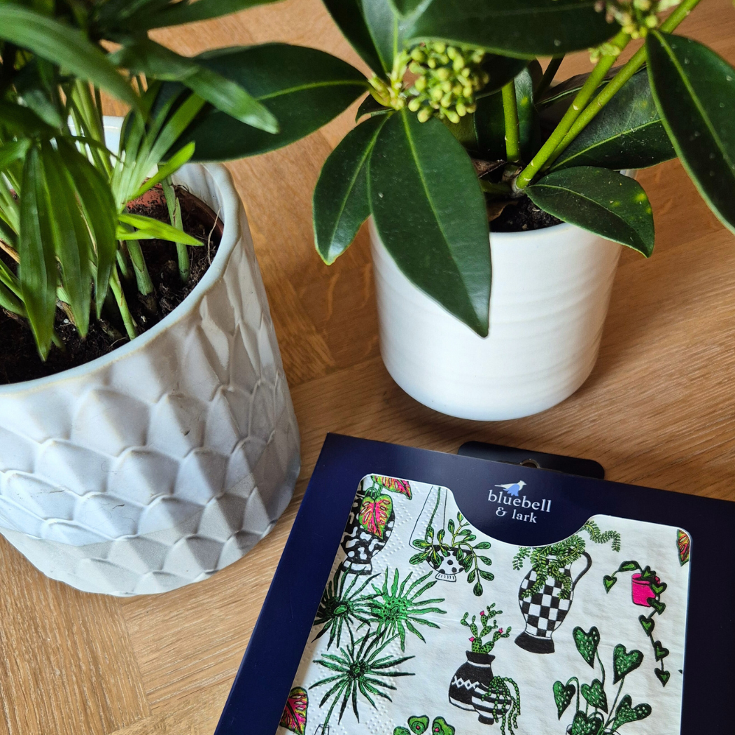 House Plants Paper Napkins