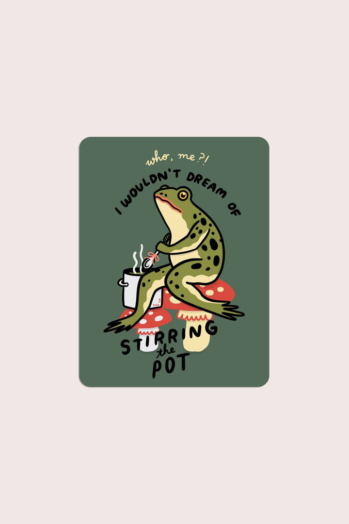 Stirring the Pot Waterproof Vinyl Sticker