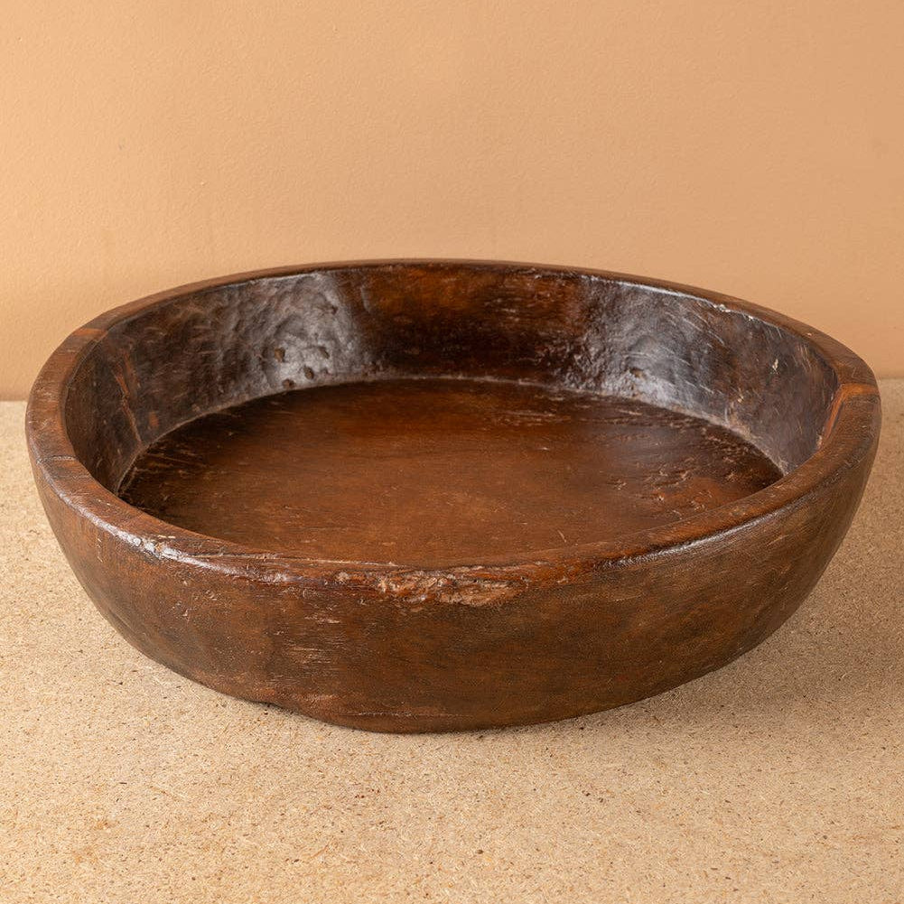 Vintage Wooden Parat Bowl - No.2