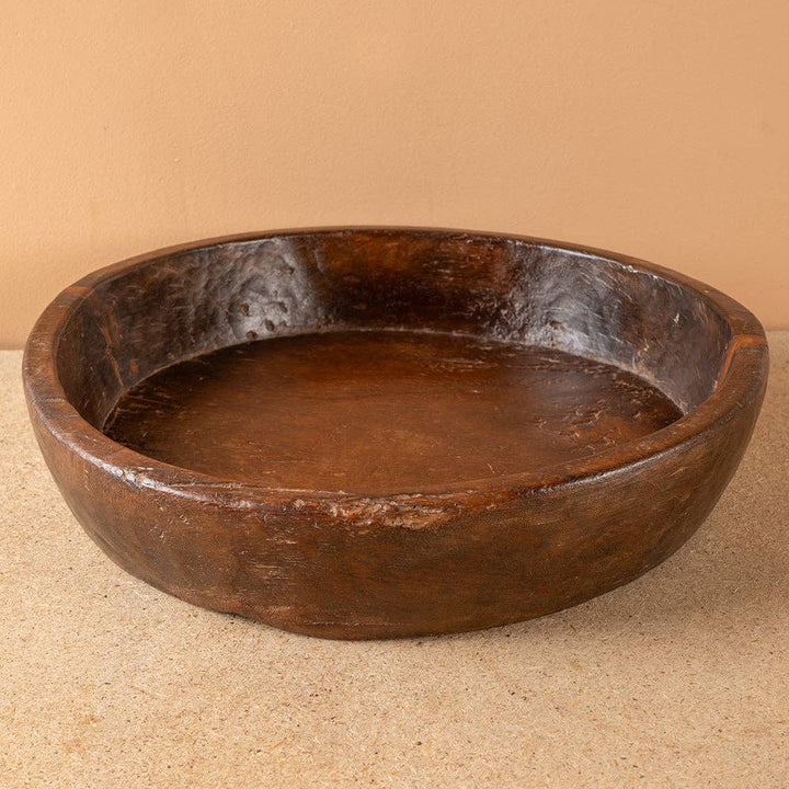 Vintage Wooden Parat Bowl - No.2