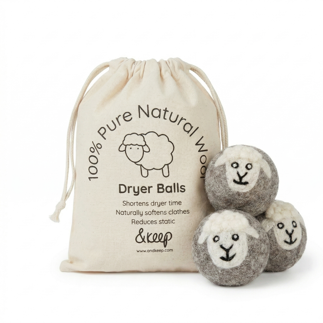 Sheep Wool Dryer Balls - Set of 3