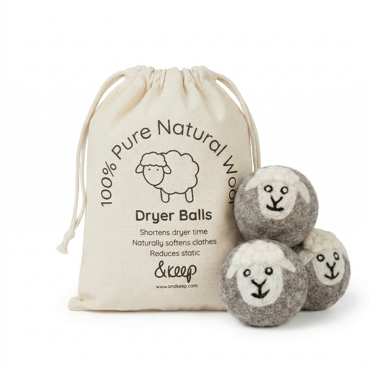 Sheep Wool Dryer Balls - Set of 3