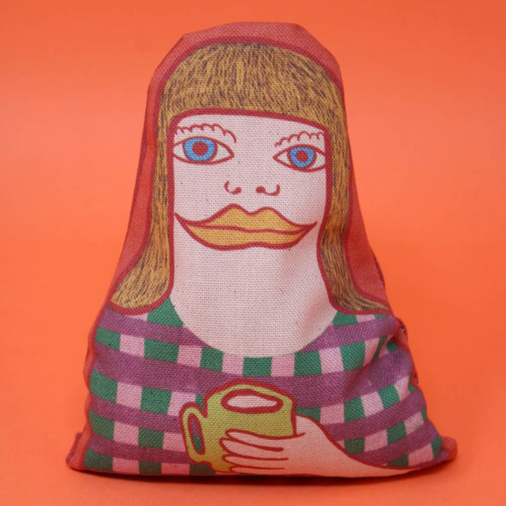 Relaxed People Lavender Bag: Man - Purple Beard