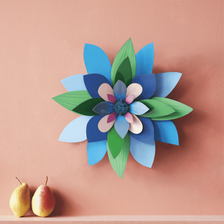 Deluxe Plum Granita Flower 3D Model Kit