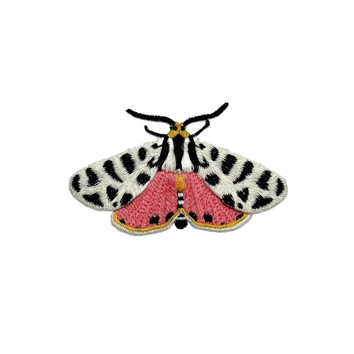 Tiger Moth Embroidered Brooch