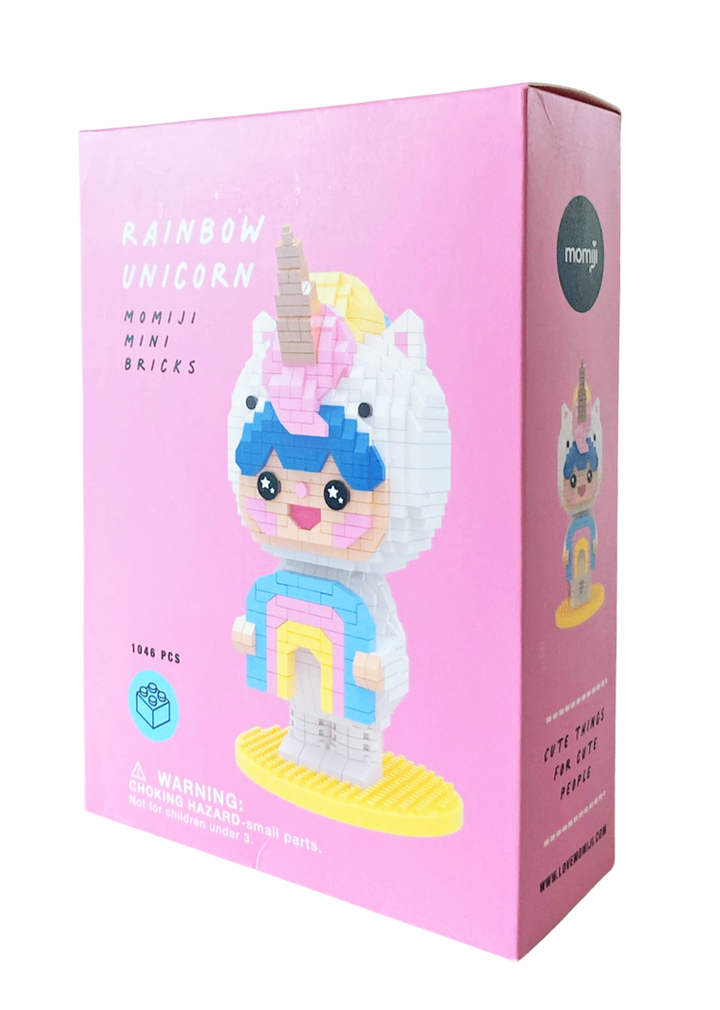 Rainbow Unicorn Mini Brick Kit