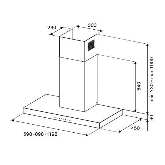 Bertazzoni Professional Series - 60cm Wallmount Hood