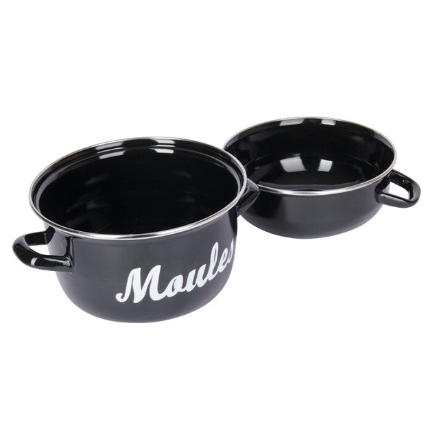 Enamel Mussels Pot