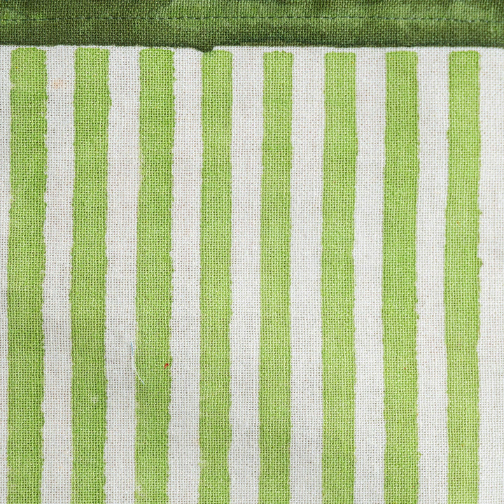 Stripe Green Tea Towel