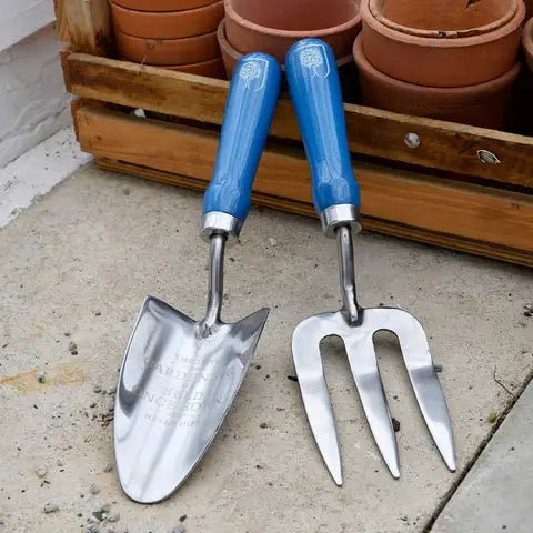 British Meadow Trowel & Fork Set