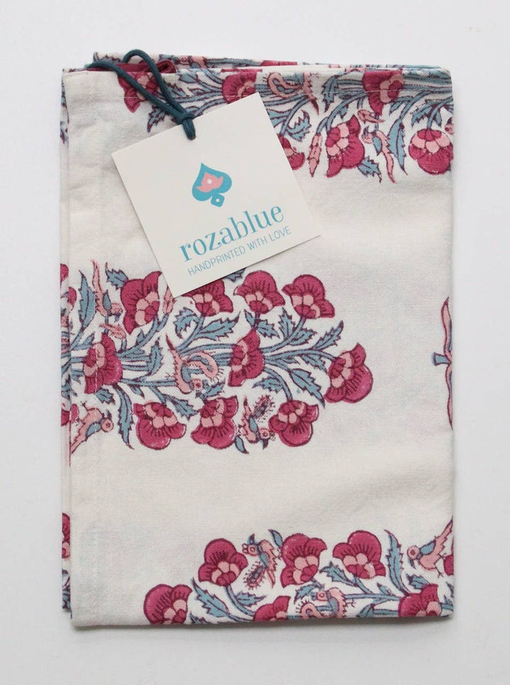 Blockprint Nightingale Dishcloth