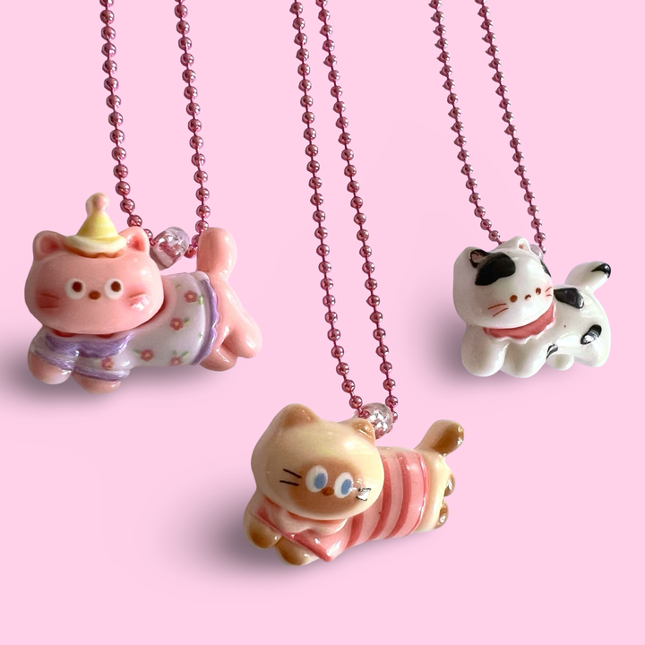 Pop Cutie Fancy Cat Necklace