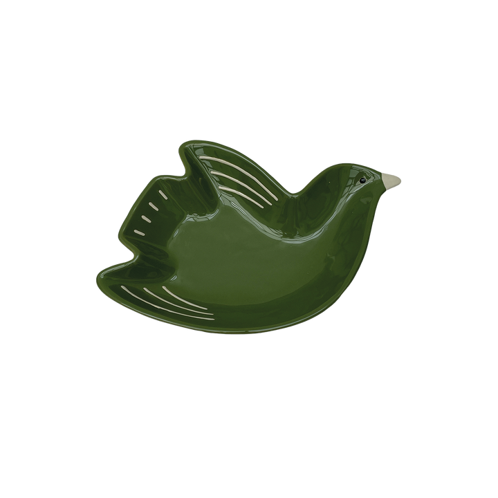 Olive Bird Trinket Dish