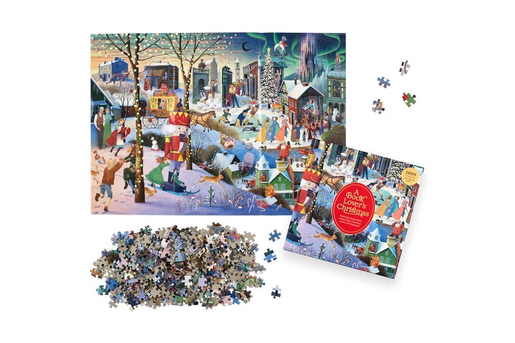 A Book Lover's Christmas Jigsaw Puzzle