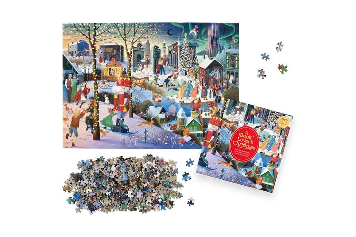 A Book Lover's Christmas Jigsaw Puzzle