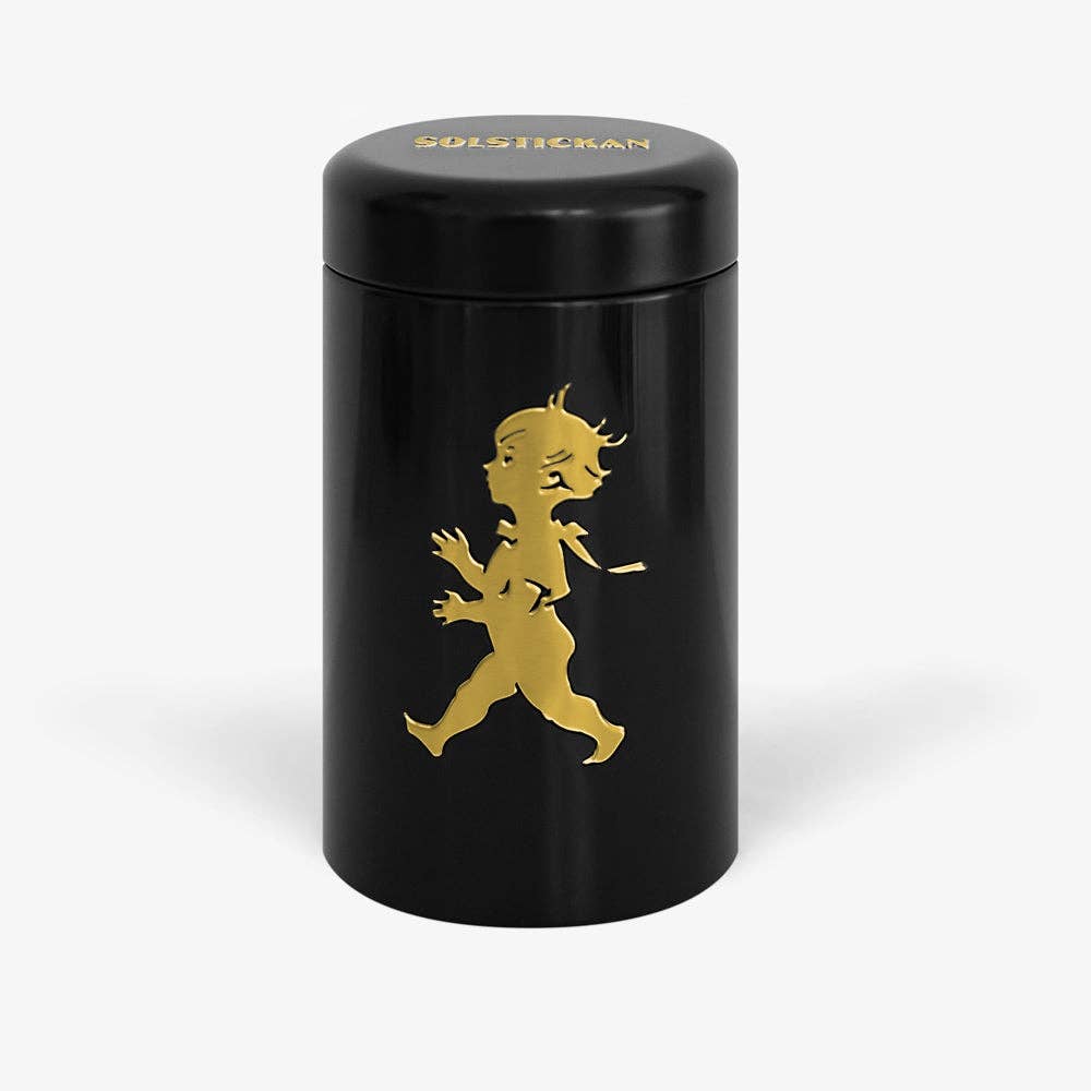 Swedish Match Tube in Black & Gold