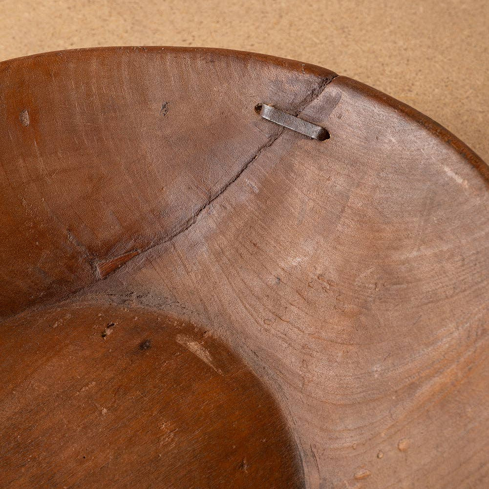 Vintage Wooden Parat Bowl - No.3