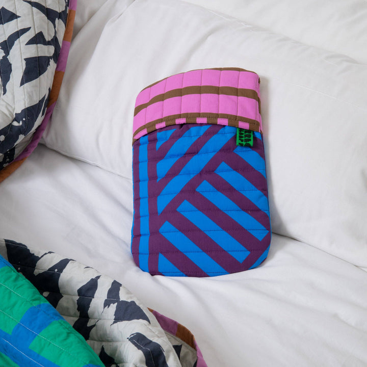 Quilted Hot Water Bottle in Sidewinder