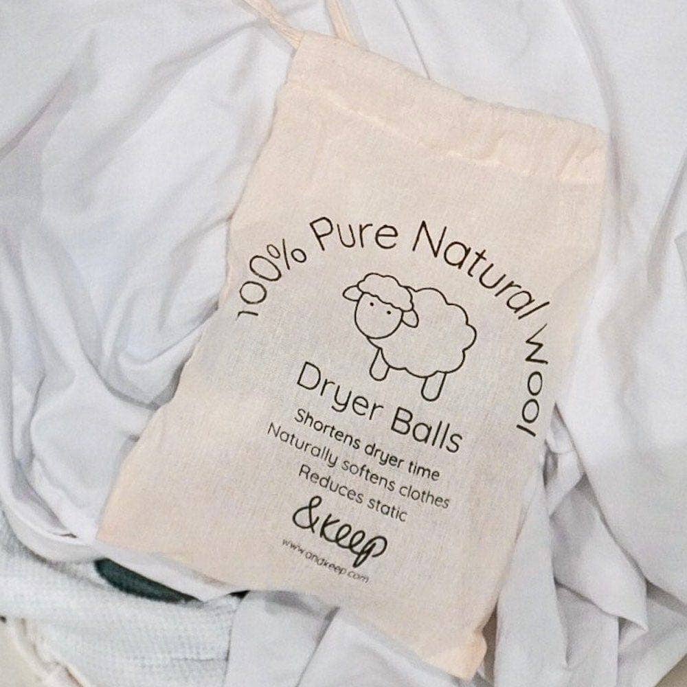 Sheep Wool Dryer Balls - Set of 3