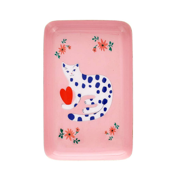 Spotty Cat Trinket Tray