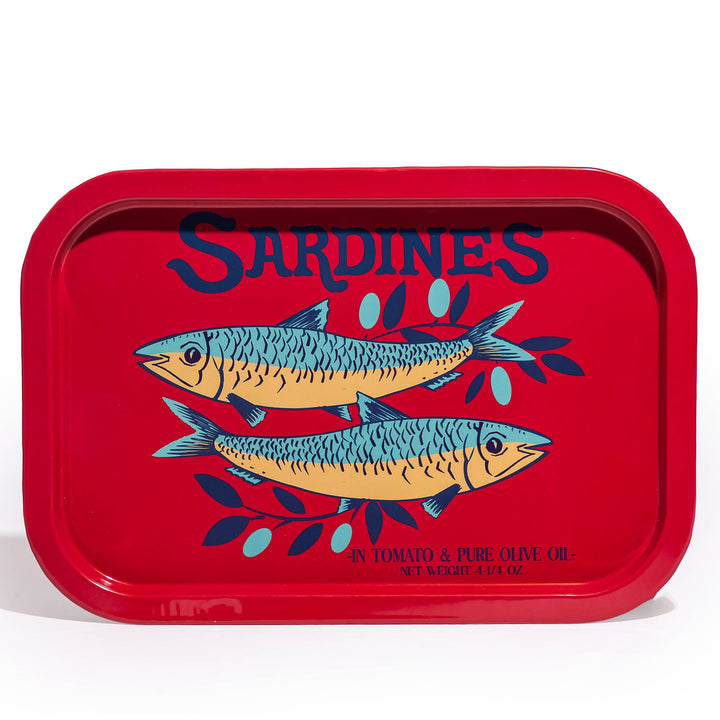 Retro Sardines Tin Serving Tray