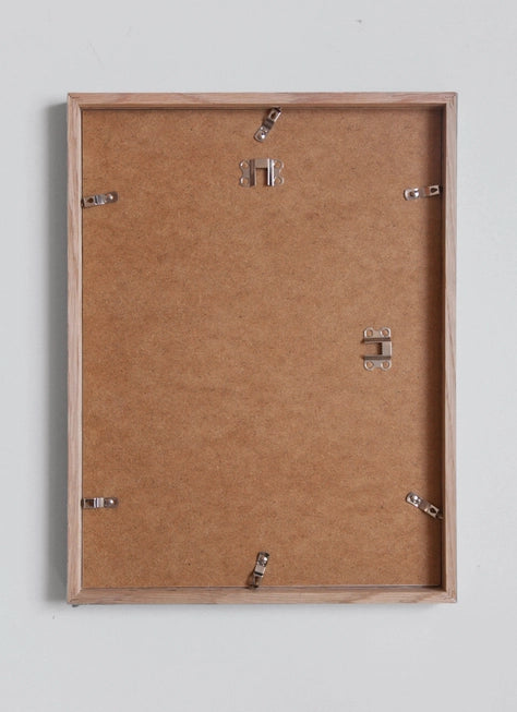 Raw Oak Picture Frames with Plexiglass