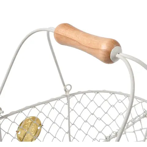 Small Harvest Basket in Buttermilk