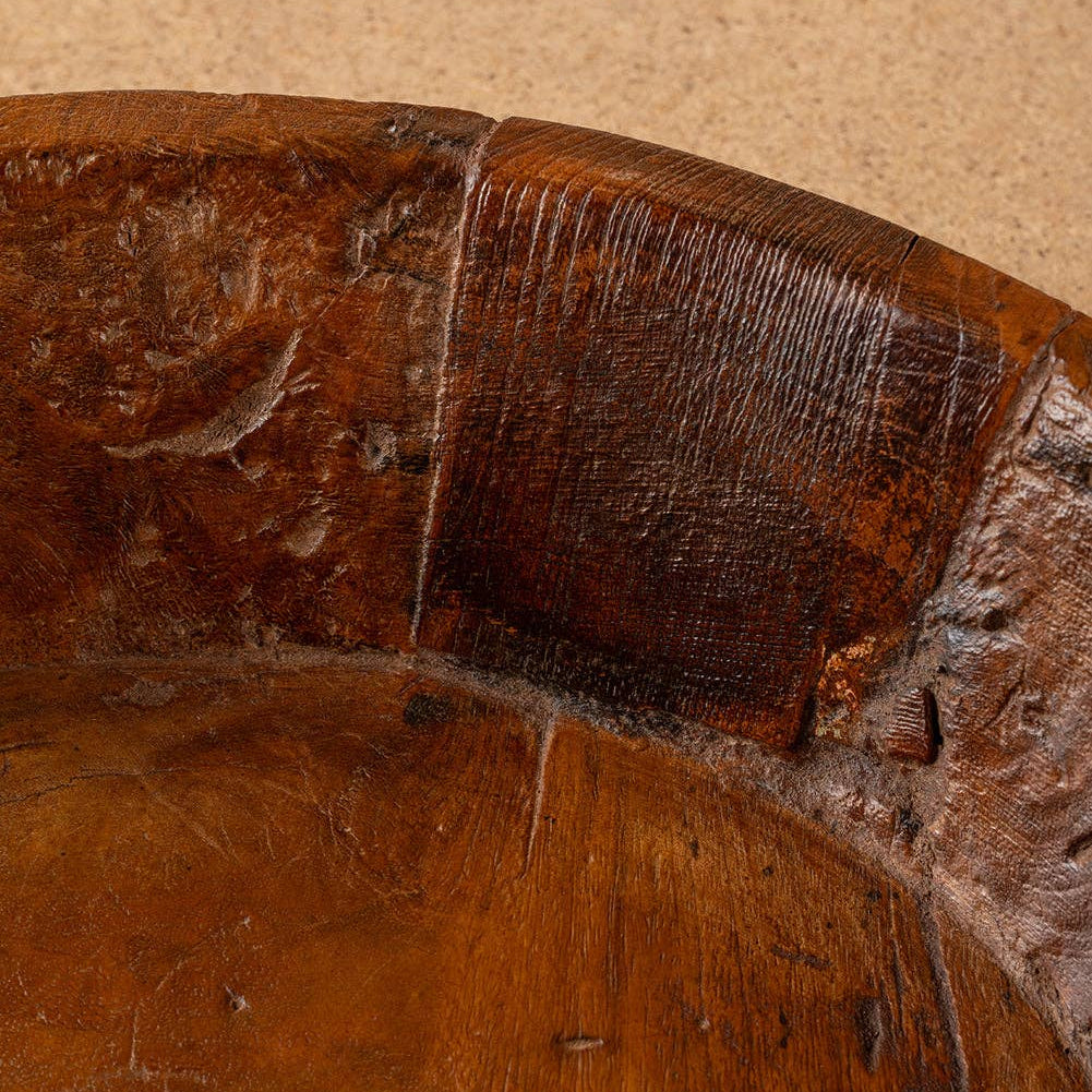 Vintage Wooden Parat Bowl - No.1