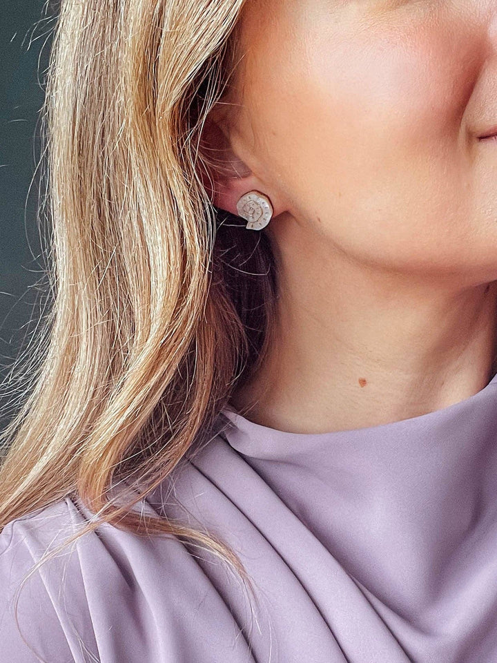 Shell Stud Earrings