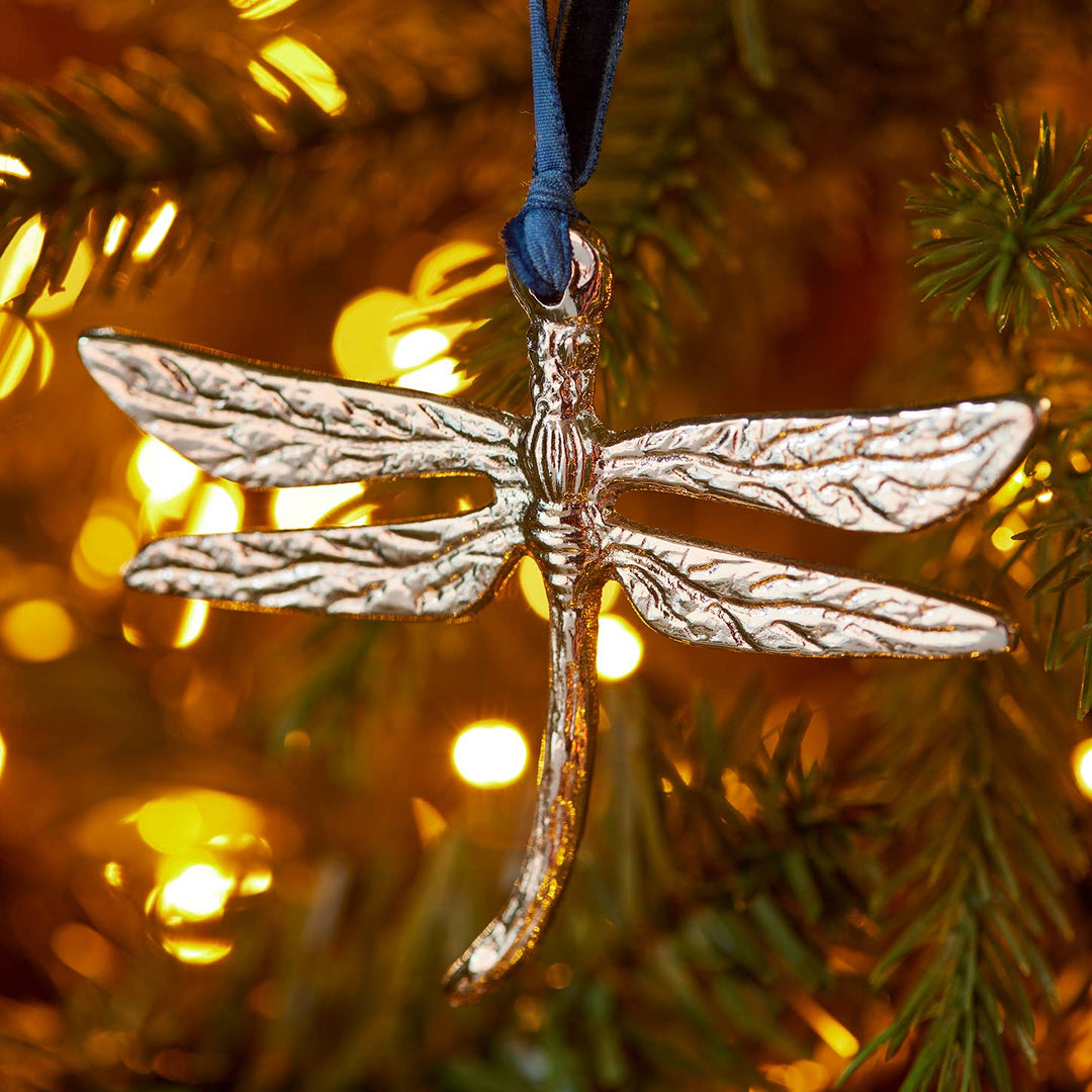 Silver Dragonfly Decoration