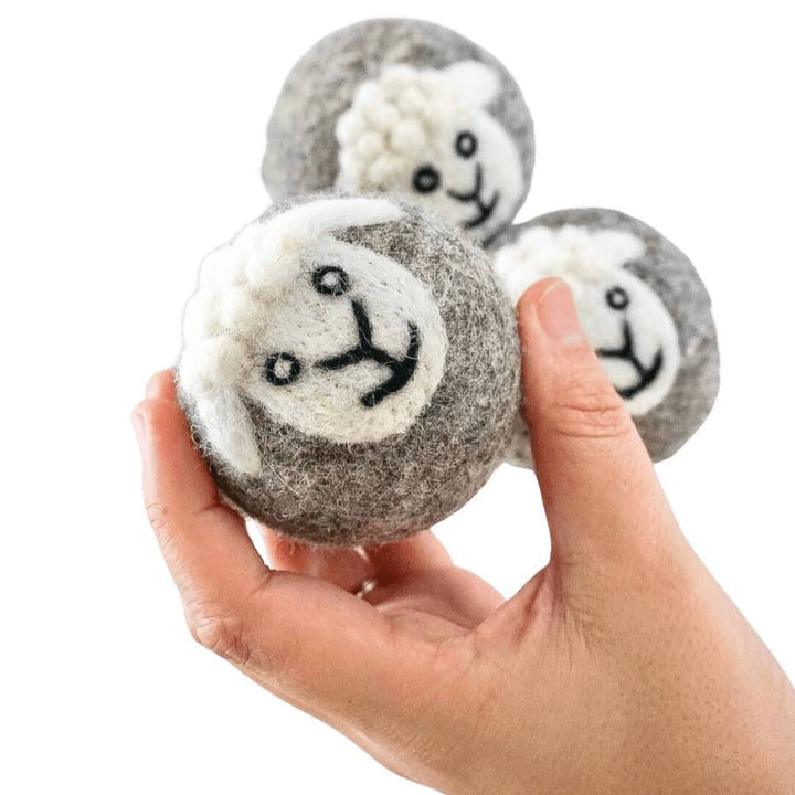 Sheep Wool Dryer Balls - Set of 3