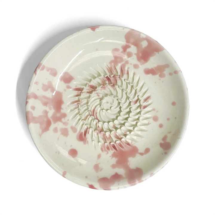 Garlic Grater in Rose Splatter
