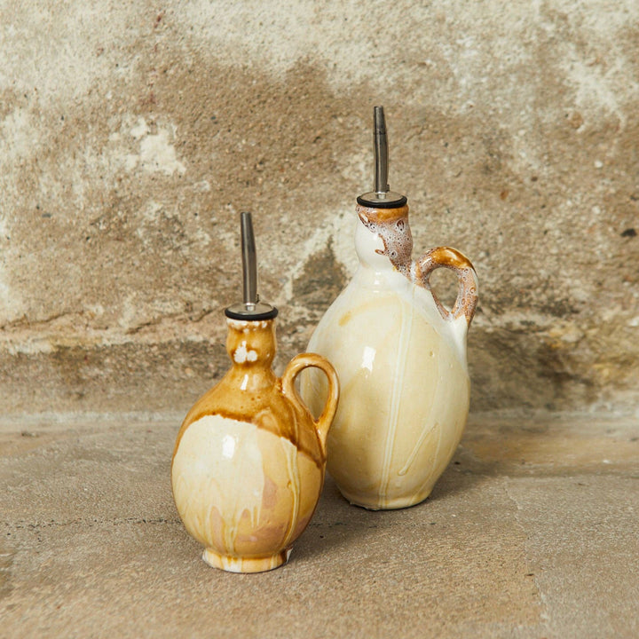 Glazed Terracotta Oil bottle