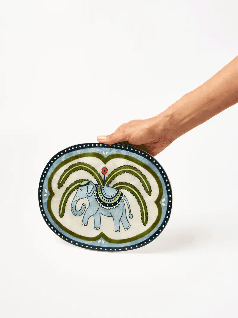 Samira Elephant - Shell Wall Tile