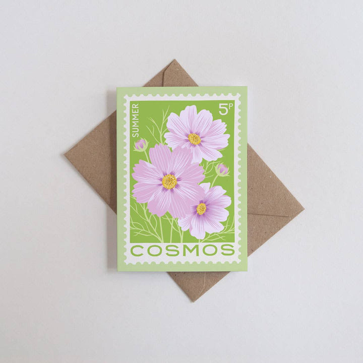 Cosmos Mini Greetings Card