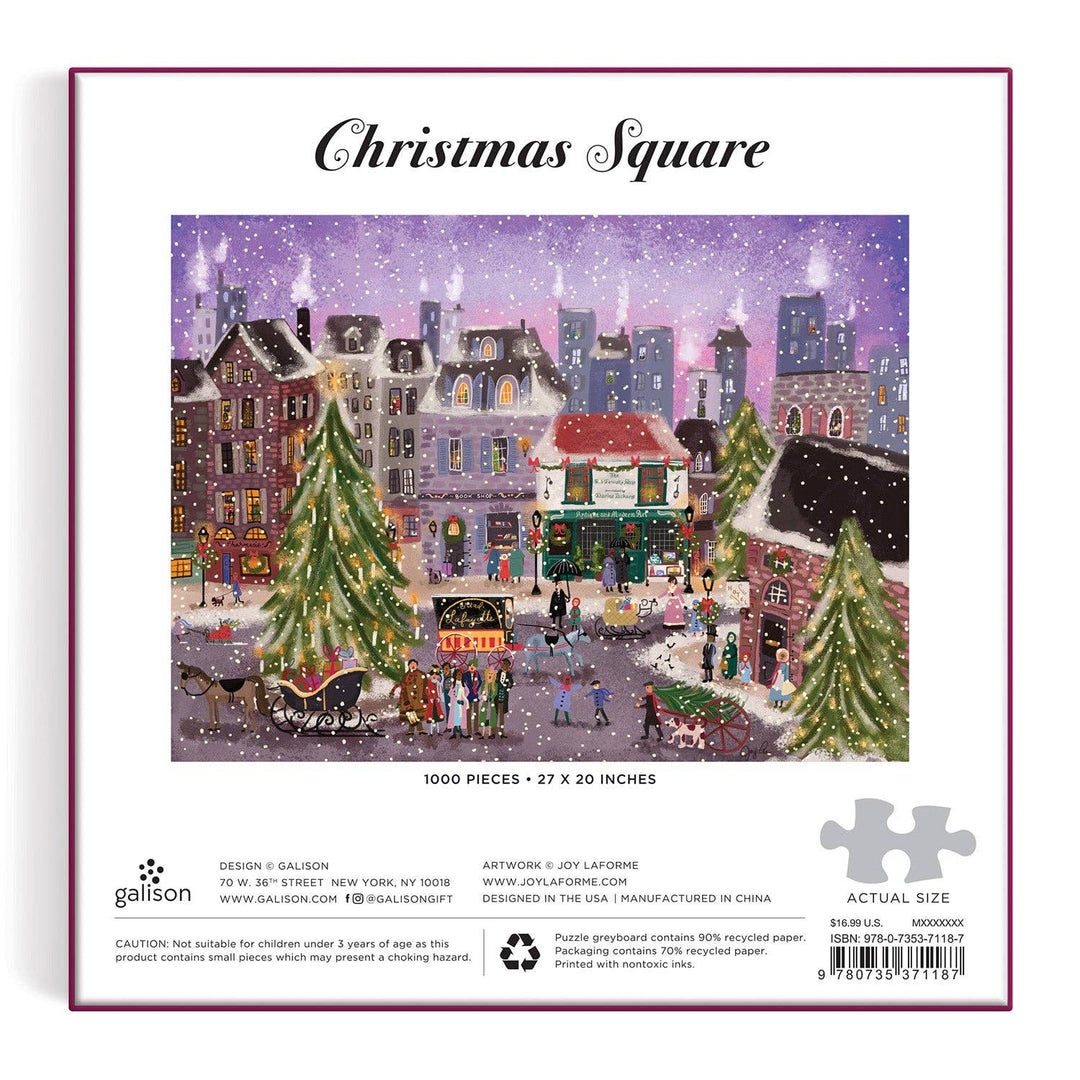 Christmas Square 1000 Piece Jigsaw Puzzle