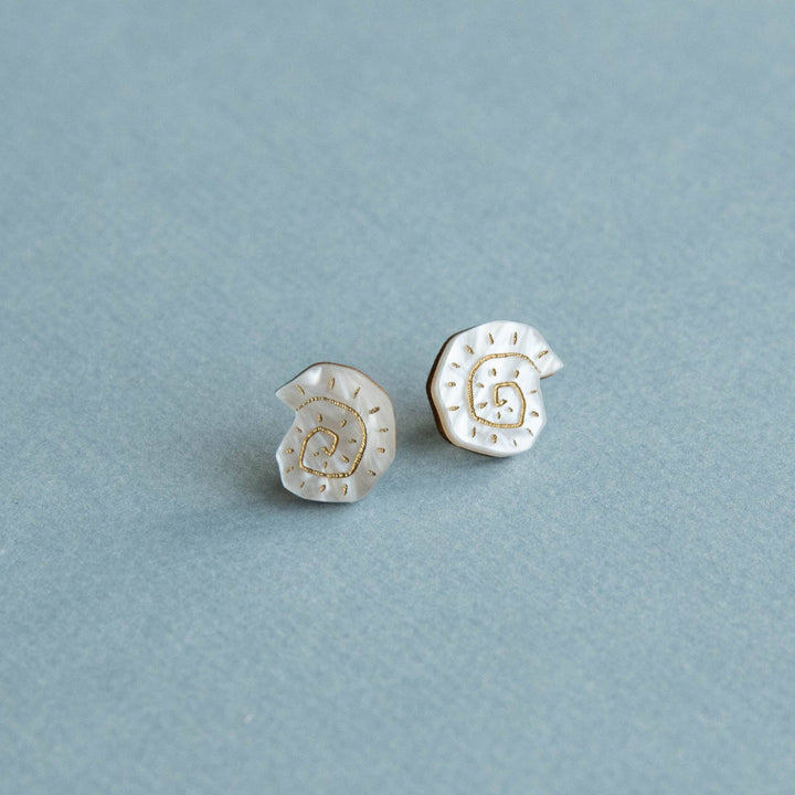 Shell Stud Earrings