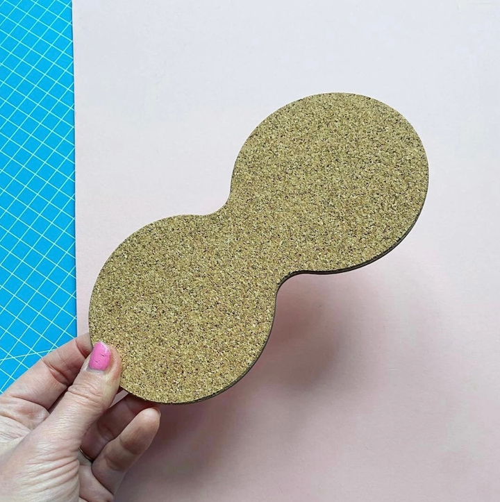 Tea and Biscuits Double Coaster: Aqua