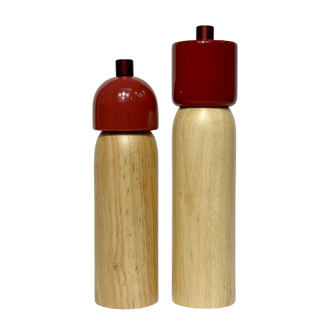 Salt & Pepper Grinder in Red: Large