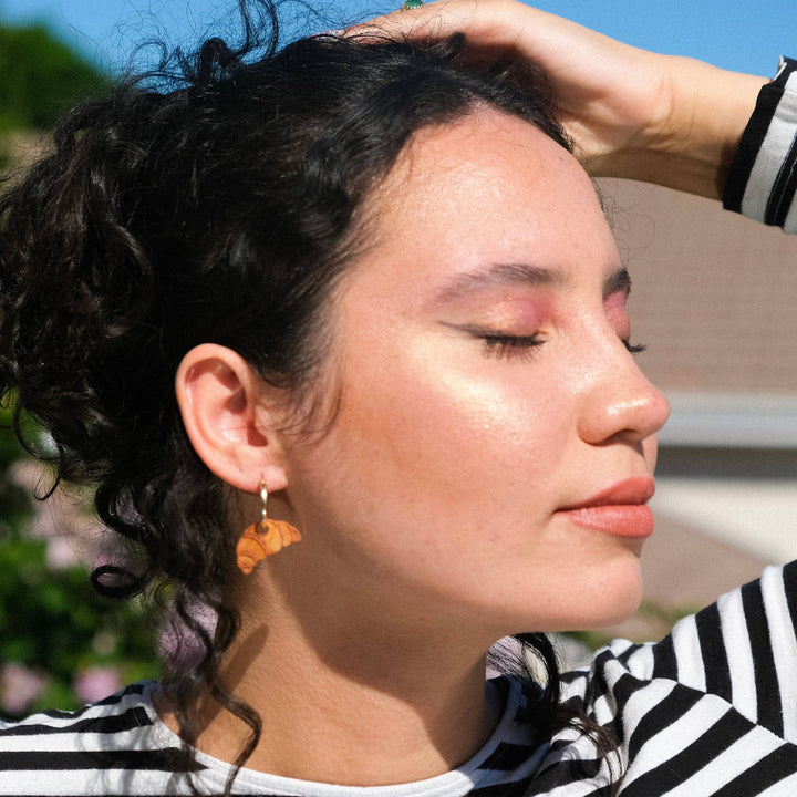 Croissant Hoop Earrings